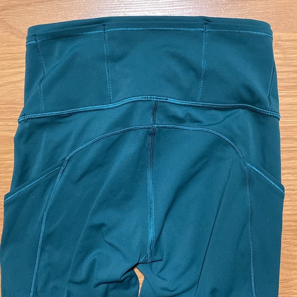 ❤️ Lululemon Green Jasper Fast & Free 25” Leggings Tights NWOT - Picture 6 of 7
